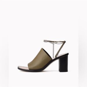 Rag & Bone Nella Heeled Sandals – Light Olive – Size 9 – NWT $425